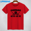 GOONIES NEVER SAY DIE T Shirts Men Hip Hop Man Rock T-Shirt Cotton O Neck Mens Casual Short Sleeves Tops Tees Free Shipping