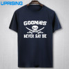 GOONIES NEVER SAY DIE T Shirts Men Hip Hop Man Rock T-Shirt Cotton O Neck Mens Casual Short Sleeves Tops Tees Free Shipping