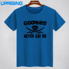 GOONIES NEVER SAY DIE T Shirts Men Hip Hop Man Rock T-Shirt Cotton O Neck Mens Casual Short Sleeves Tops Tees Free Shipping
