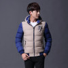 Good Quality Men Down Jacket Print Thick Parka Fashion Hooded Winter Coat Male Warm Jacket Free Shipping