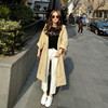 Good quality lady's Trench Autumn Spring New Fashion Casual women's Trench Coat long Outerwear loose clothes for lady Good quality lady's Trench Autumn Spring New Fashion Casual women's Trench Coat long Outerwear loose clothes for lady