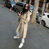 Good quality lady's Trench Autumn Spring New Fashion Casual women's Trench Coat long Outerwear loose clothes for lady Good quality lady's Trench Autumn Spring New Fashion Casual women's Trench Coat long Outerwear loose clothes for lady