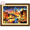 Golden panno,Needlework,Embroidery,DIY Landscape Painting,Cross stitch,kits,11ct watertown Cross-stitch,Sets For Embroidery