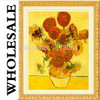 Golden Panno,Needlework,Embroidery,DIY Floral Painting,Cross stitch,kit,11ct Van Gogh sunflower Cross-stitch,Sets For Embroidery