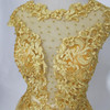 Gold Vintage Lace Appliques Short Cocktail Dresses 2017 Pearls Short Prom Party Dresses robe de cocktail vestido de festa curto