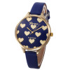 Geneva Watch Women Female Hour Fashion Heart Pattern Women Watches PU Leather Quartz Watch Montre Femme Ladies Watch Feida