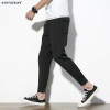 FAVOCENT Fashion Brand Men's Pants Harem Trousers Pockets Elastic Waist Male Casual Pants Pencil Ankle Length Pants Loose Pop