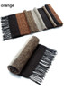 faux wool winter scarf men luxury brand striped cashmere scarves tassel pashmina,echarpe hiver Homme,bufandas 2017