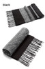 faux wool winter scarf men luxury brand striped cashmere scarves tassel pashmina,echarpe hiver Homme,bufandas 2017