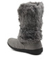 Faux Fur Boots - Grey