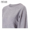 FATIKA 2017 New Fashion Women's Pullover Sweater Women O-neck Batwing Sleeve Wool Knitted Solid Color Thick Sweaters Loose Coat FATIKA 2017 New Fashion Women's Pullover Sweater Women O-neck Batwing Sleeve Wool Knitted Solid Color Thick Sweaters Loose Coat