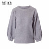 FATIKA 2017 New Fashion Women's Pullover Sweater Women O-neck Batwing Sleeve Wool Knitted Solid Color Thick Sweaters Loose Coat FATIKA 2017 New Fashion Women's Pullover Sweater Women O-neck Batwing Sleeve Wool Knitted Solid Color Thick Sweaters Loose Coat