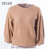 FATIKA 2017 New Fashion Women's Pullover Sweater Women O-neck Batwing Sleeve Wool Knitted Solid Color Thick Sweaters Loose Coat FATIKA 2017 New Fashion Women's Pullover Sweater Women O-neck Batwing Sleeve Wool Knitted Solid Color Thick Sweaters Loose Coat