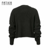 FATIKA 2017 Autumn Women Blouse Casual O-Neck Loose Batwing Long Sleeve Tops Shirts Sweater Jumper Pullovers