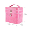 Fashionable Large Crocodile Cosmetic Bag Wholesale Necklace Earrings Box Jewelry Showcase Travel Cleaning Cosmetic Bag Beauty