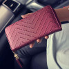 Fashion Zipper Leather Wallet Women Purse Brand Wallet Female Clutch New Design Ladies Purses Women Long Wallets Cuzdan bolsas