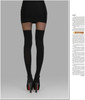Fashion Womens Lady Girls Black Sexy Fishnet Pattern Jacquard Stockings Pantyhose Tights Styles Woman 1pcs dww02