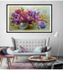 New Round Diamond Mosaic 5D Diy Diamond Painting Flower vase Pictures Cross Stitch Diamond Embroidery Crystal Home Decoration