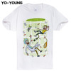 New Rick And Morty Men T-shirts Funny Design Digital Printing 100% Cotton Top Tees  Customized