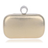 NEW Rings Diamonds Leather Women Handbags Clutch Purse Evening Bags With Chain Shoulder Messenger Bags
