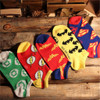 New Retro Harajuku Socks Super Hero Character Pattern Socks Ankle Short Socks For Women Men 2016