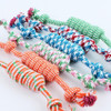 New Qualified Puppy Dog Pet Toy Cotton Braided Bone Rope Chew Knot New Random color Levert Dropship dig645