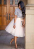 New Puff Women Chiffon Tulle Skirt White Black faldas Vestido High waist Midi Knee Length Chiffon plus size  Female Tutu Skirts