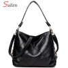 New PU Leather Women Shoulder Bags Fashion Patchwork Women Handbags Famous Brands Women Bucket Bags Casual Tote Bags Sac A main