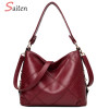New PU Leather Women Shoulder Bags Fashion Patchwork Women Handbags Famous Brands Women Bucket Bags Casual Tote Bags Sac A main