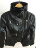 new PU leather motorcycle jacket outerwear plus size stand collar outerwear free shipping xl