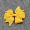New Popular Children Hair Clip Hair accessories Headwear Baby Ribbon Bow Cute Girls Hairpins