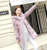 New Plus Size Winter Women Down Cotton Jacket Long Thick Parkas Female Hooded Cotton Padded Fashion Warm Coat Outerwear