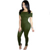 New Plus Size Jumpsuits for Women 2016 Bodycon Bodysuits Sexy Off Shoulder Slash Neck Skinny Solid Rompers Womens Jumpsuit Black