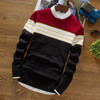 BKTrend 2017 New Fashion Autumn Sweater Men Long Sleeved Mens Jumpers Casual Patchwork Round Neck Men's Pullover Sweaters