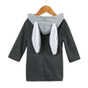 BKLD Kids Warm Jacket Outerwear &amp; Coat Children Clothing Cute Rabbit Ear Hooded Baby Girls Coat New Autumn Winter Baby Boys Coat