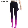 BIVIGAOS Womens Seasons Kawaii 120D Velvet Gradient Opaque Seamless Pantyhose Stockings Candy Color Tights Medias Tayt For Women