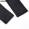 BIVIGAOS Women's Slanting Pocket Washed Jeans Leggings Pencil Pants Elastic Denim Leggings Skinny Jeans Jeggings Women Trousers BIVIGAOS Women's Slanting Pocket Washed Jeans Leggings Pencil Pants Elastic Denim Leggings Skinny Jeans Jeggings Women Trousers