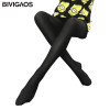 BIVIGAOS Summer Women's Black Glossy Pantyhose Step Foot Tights Maternity Pants Sexy Shiny Elastic Medias Women Collant Femme