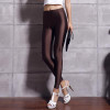BIVIGAOS Fluorescent Color Leggings Pants Women's Ice Silk Spandex Elastic Leggings Multicolor Shiny Glossy Leggings For Women