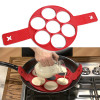 BIUBIUTUA Drop Shipping Nonstick Pancake Maker Egg Ring Maker Perfect Pancakes Easy Silicone Egg Pancake Mold Egg Tools