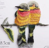 Birds Patch Embroidery Iron On Patches For Clothes Dresses DIY Accessory