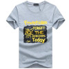 BINYUXD brand cotton 3D fashion T-shirts men 2017 summer funny teenage man's print T-shirt extended plus size s-5XL