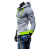 Hot Sale 2017 Autumn &amp; Winter Fashion Casual Slim Cardigan Hoodies Sweatshirt Outerwear Jackets Men Brand Solid Color Coat
