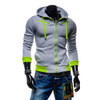 Hot Sale 2017 Autumn &amp; Winter Fashion Casual Slim Cardigan Hoodies Sweatshirt Outerwear Jackets Men Brand Solid Color Coat