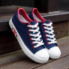 Hot Sale 2016 Breathable Canvas Shoes Men Casual Flag White Shoe Men's Platform Shoes