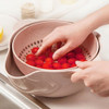 360 degree rotatable colander bowl
