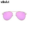 Hot Rays Aviator Sunglasses Women 2017 Mirror Driving Luxury Brand Sunglasses Points Sun Glasses Men Shades Lunette Femme Glases