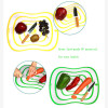 Hot Portable Plastic Chopping Block Non-slip Frosted Antibacteria Cutting Board Vegetable Meat Essential