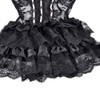 Hot Perspective Sexy Costumes Sexy Lingerie Underwear Backless Erotic Lingerie Lace Dress +G-string Black Temptation