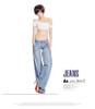 2017 New Wholesale Woman Wide Leg Washed Jeans Flare Pants Women Bell-bottom Trousers for Women Jeans Flare
